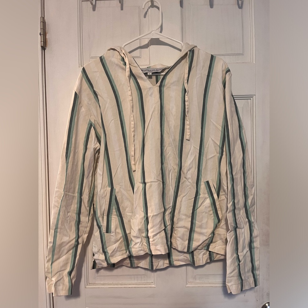 American Rhino Striped long sleeve with hood